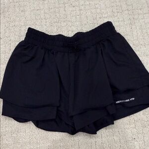 Abercrombie & Fitch Black Layered kids skort